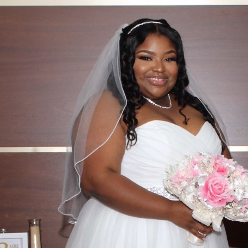 Wedding veil & bouquet